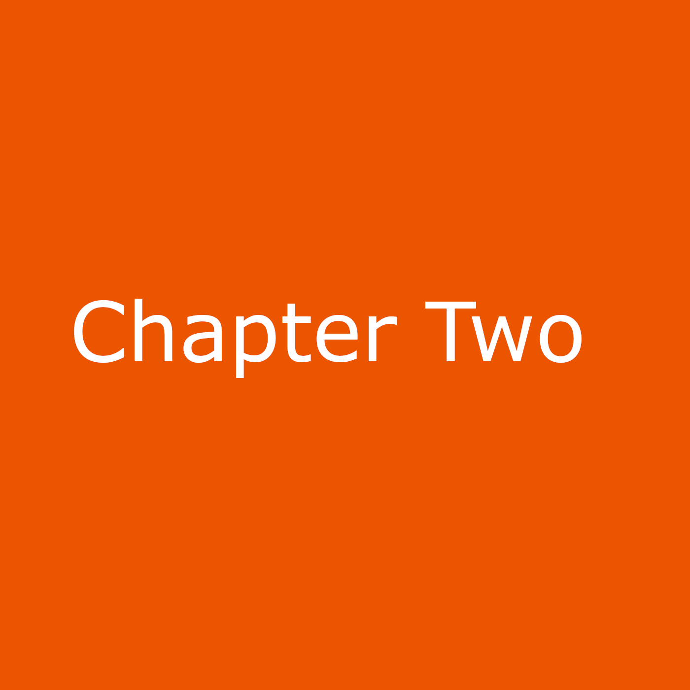 Chapter Two